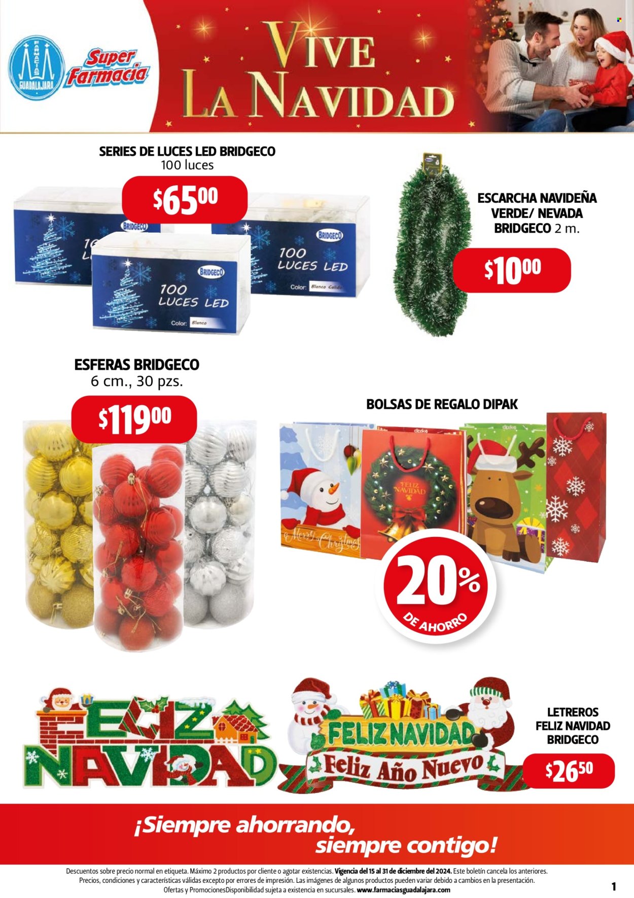 Catálogo Farmacias Guadalajara - 15.12.2024 - 31.12.2024. Página 1