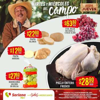 Folleto actual Soriana Híper - 17.12.2024 - 19.12.2024.