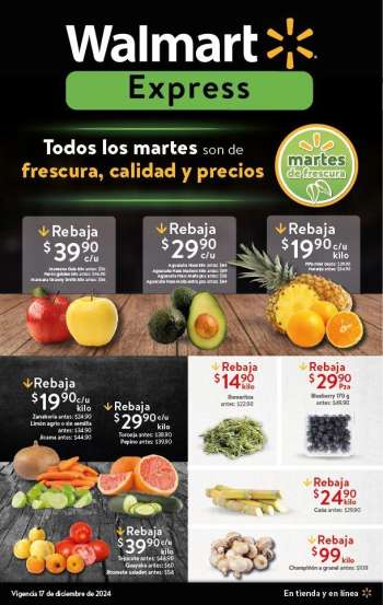 Folleto actual Walmart Express - 17.12.2024 - 17.12.2024.