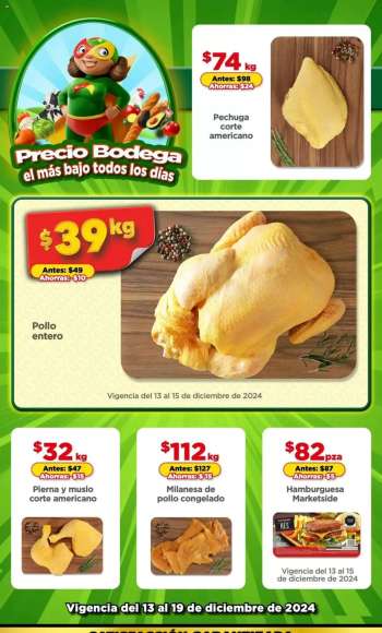 Folleto actual Bodega Aurrerá - 13.12.2024 - 19.12.2024.