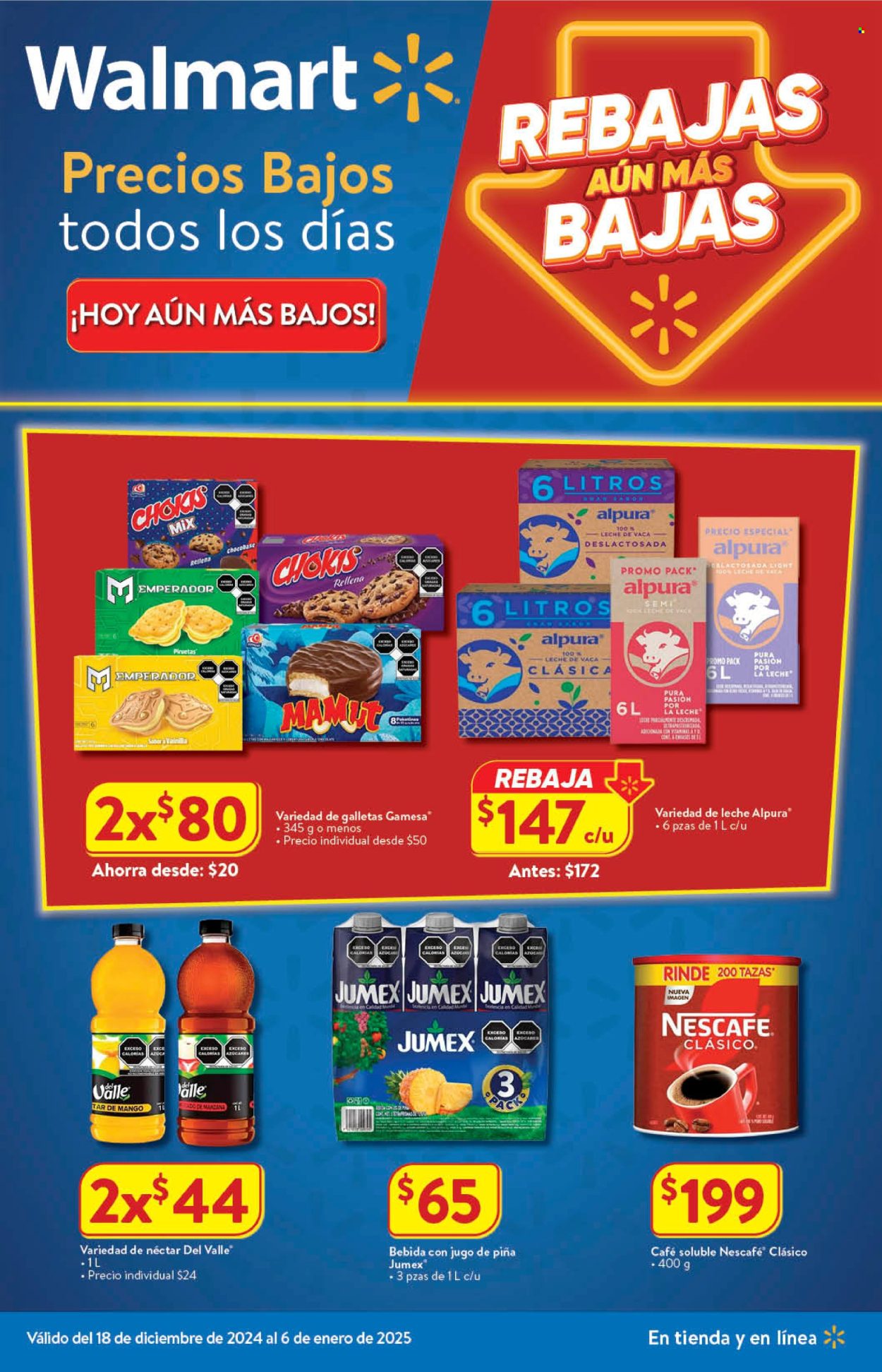 Catálogo Walmart - 18.12.2024 - 6.1.2025. Página 1