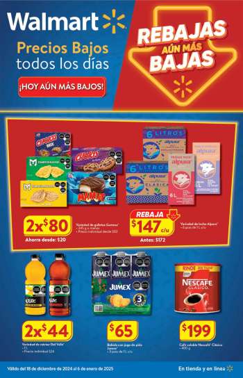 Folleto actual Walmart - 18.12.2024 - 6.1.2025.