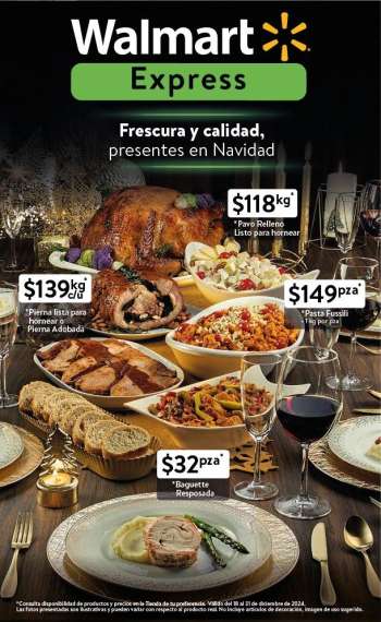 Folleto actual Walmart Express - 18.12.2024 - 6.1.2025.