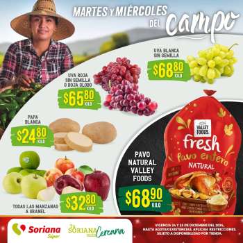 Folleto actual Soriana Súper - 24.12.2024 - 25.12.2024.
