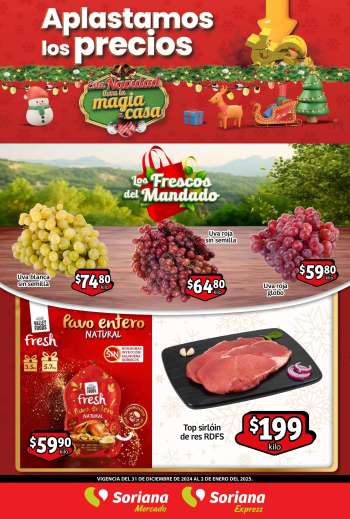 Folleto actual Soriana - 31.12.2024 - 2.1.2025.