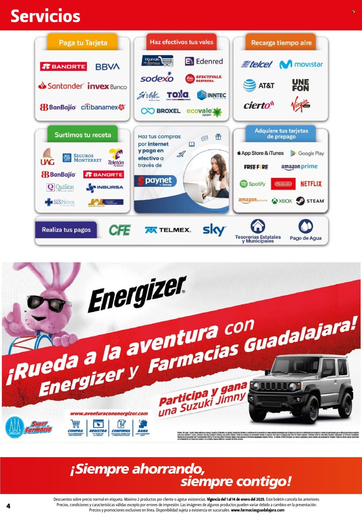 Catálogo Farmacias Guadalajara - 1.1.2025 - 14.1.2025. Página 4