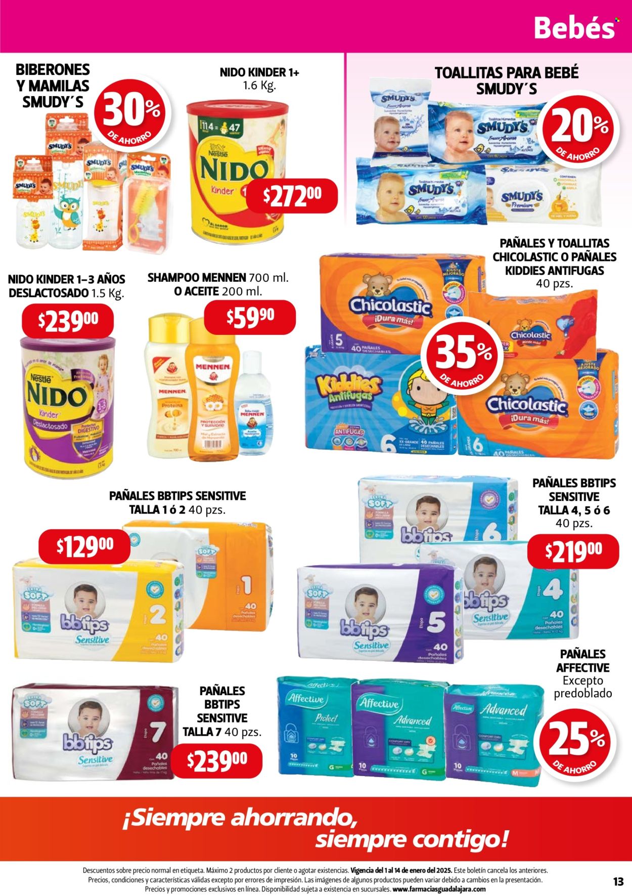 Catálogo Farmacias Guadalajara - 1.1.2025 - 14.1.2025. Página 13