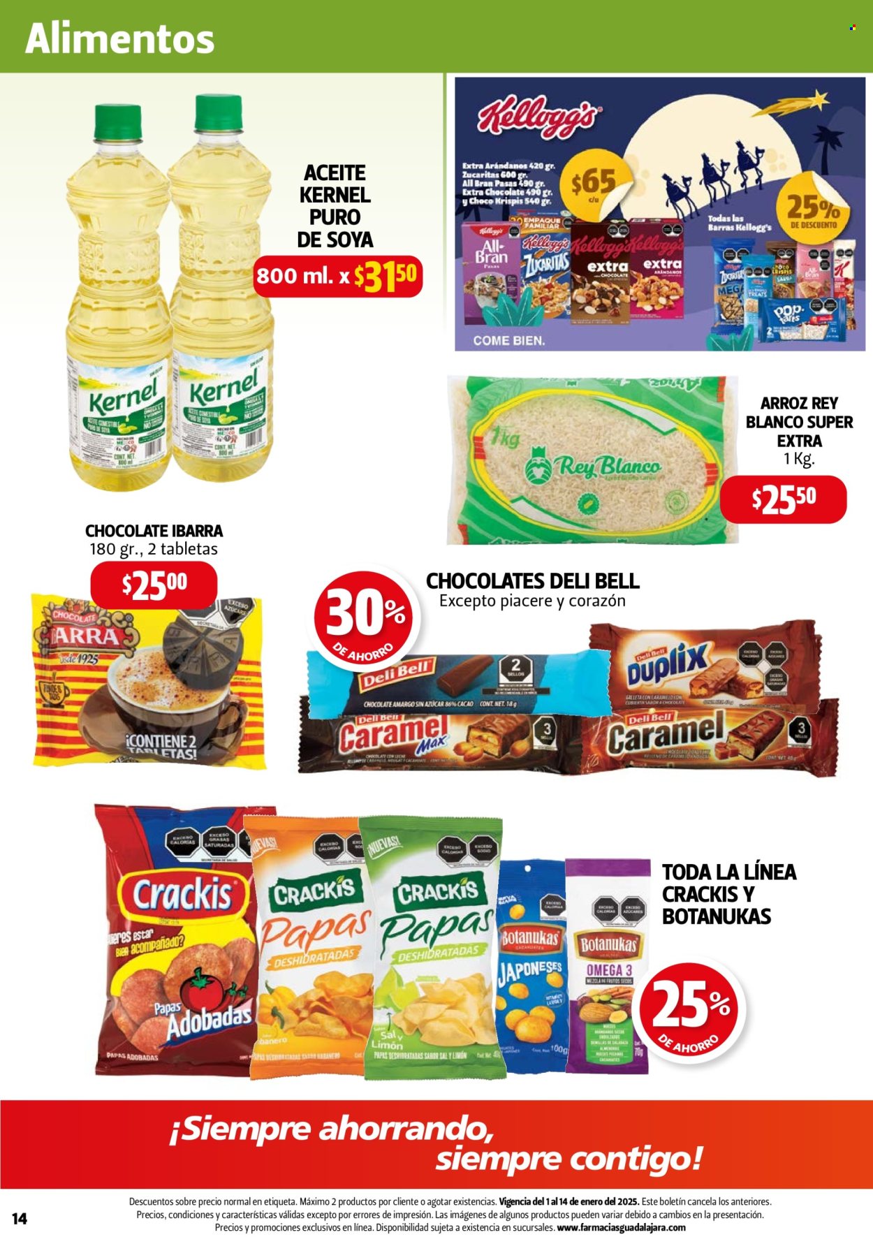 Catálogo Farmacias Guadalajara - 1.1.2025 - 14.1.2025. Página 14
