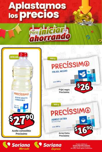Folleto actual Soriana - 2.1.2025 - 8.1.2025.