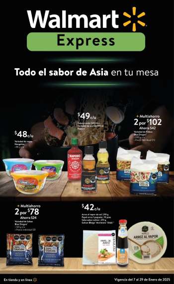 Folleto actual Walmart Express - 7.1.2025 - 29.1.2025.