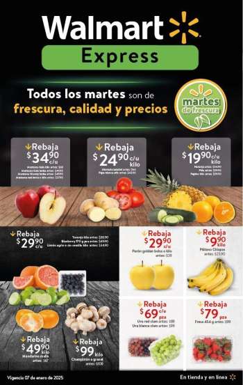 Folleto actual Walmart Express - 7.1.2025 - 7.1.2025.