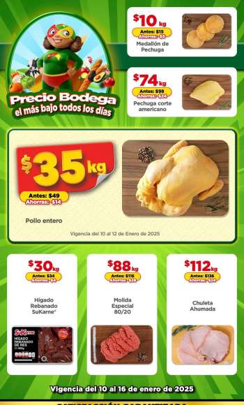 Folleto actual Bodega Aurrerá - 10.1.2025 - 16.1.2025.