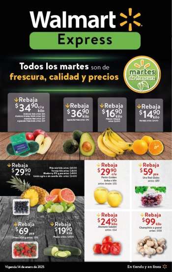 Folleto actual Walmart Express - 14.1.2025 - 14.1.2025.
