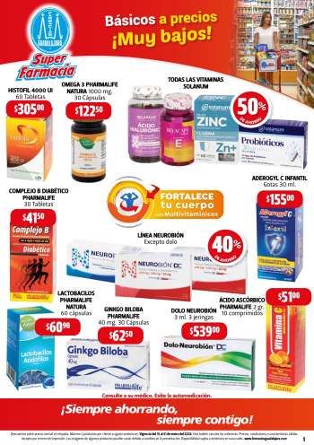 Folleto actual Farmacias Guadalajara - 15.1.2025 - 31.1.2025.