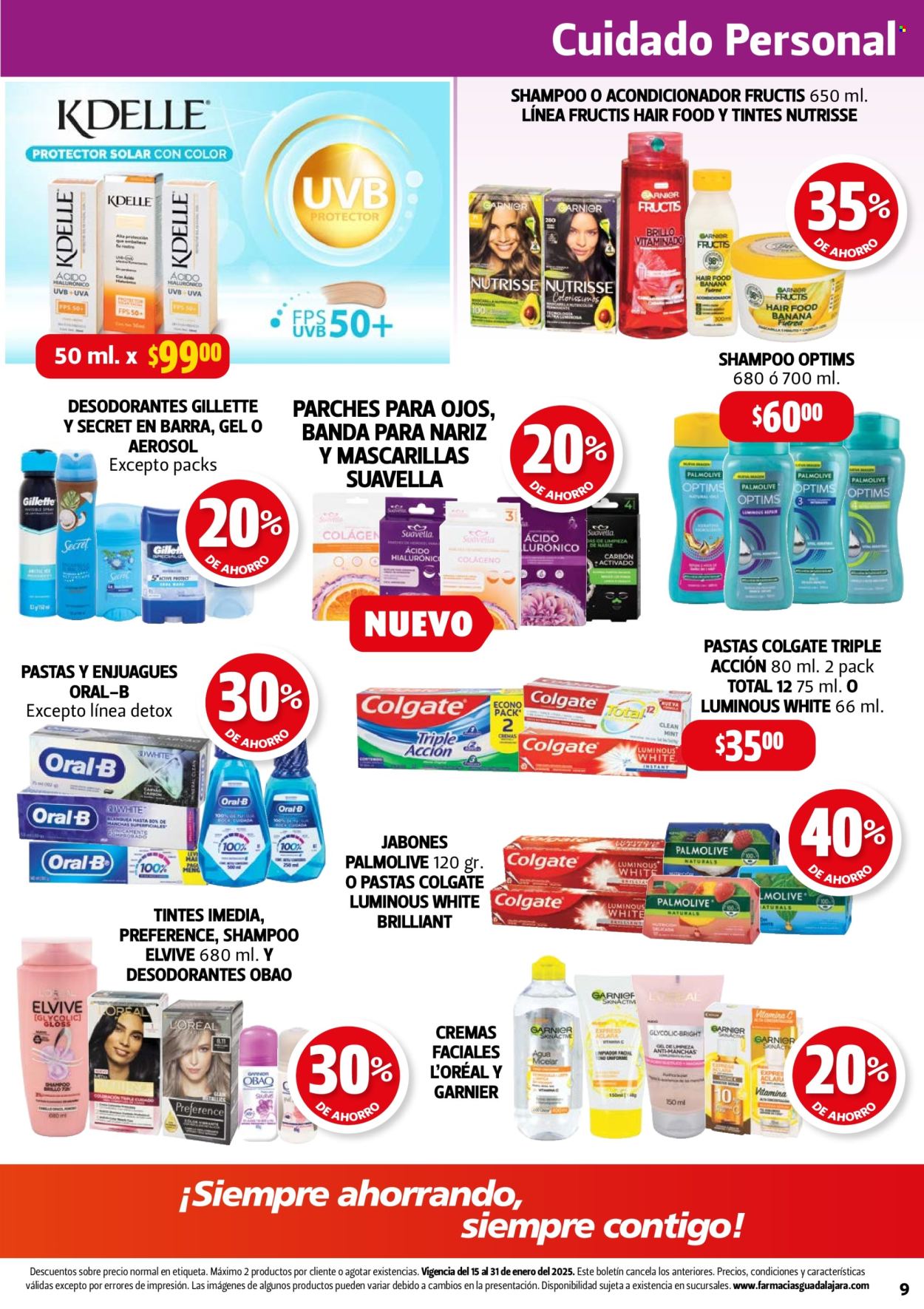 Catálogo Farmacias Guadalajara - 15.1.2025 - 31.1.2025. Página 9
