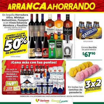 Folleto actual Soriana Súper - 17.1.2025 - 20.1.2025.