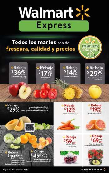 Folleto actual Walmart Express - 21.1.2025 - 21.1.2025.