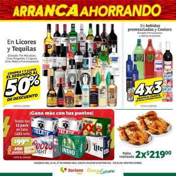 Folleto actual Soriana Súper - 23.1.2025 - 27.1.2025.