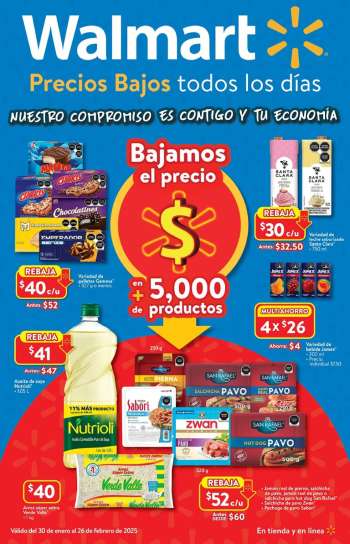 Folleto actual Walmart - 30.1.2025 - 26.2.2025.