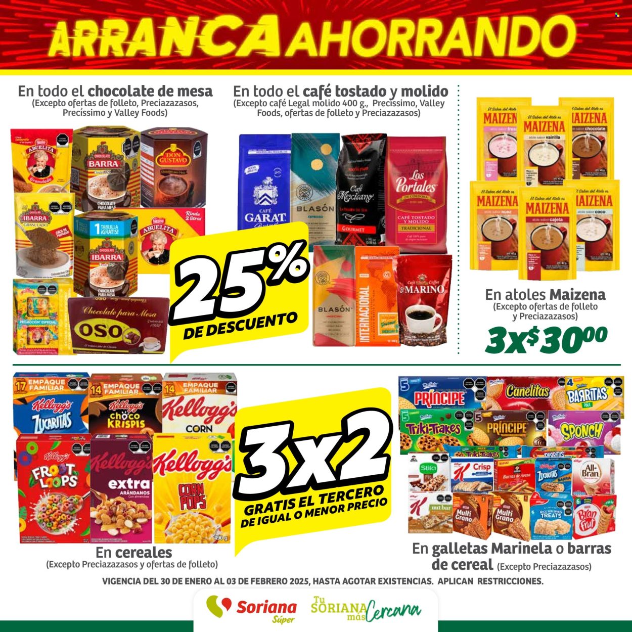 Catálogo Soriana Súper - 30.1.2025 - 3.2.2025. Página 1