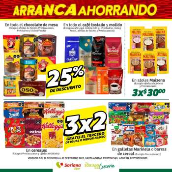 Folleto actual Soriana Súper - 30.1.2025 - 3.2.2025.