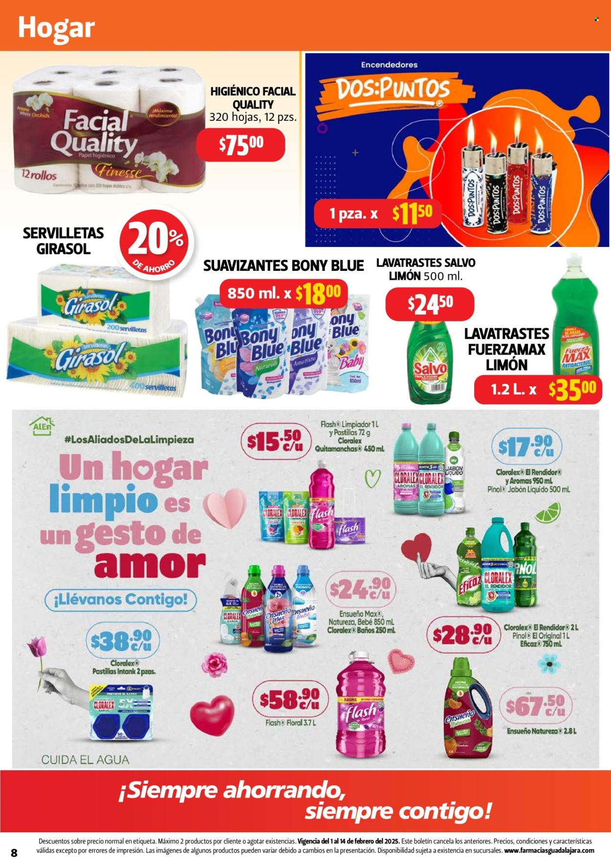 Catálogo Farmacias Guadalajara - 1.2.2025 - 14.2.2025. Página 8