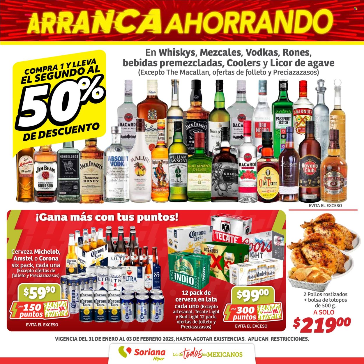 Catálogo Soriana Híper - 31.1.2025 - 3.2.2025. Página 1