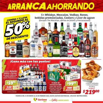 Folleto actual Soriana Híper - 31.1.2025 - 3.2.2025.