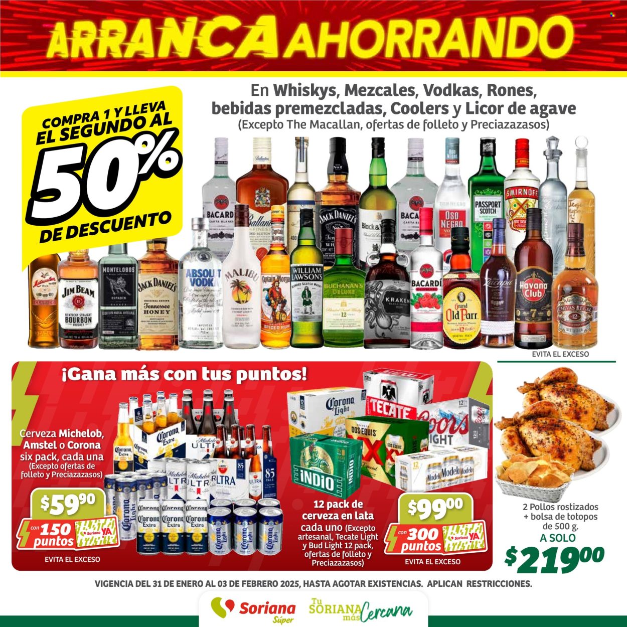 Catálogo Soriana Súper - 31.1.2025 - 3.2.2025. Página 1