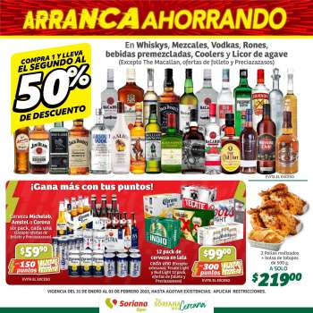 Folleto actual Soriana Súper - 31.1.2025 - 3.2.2025.