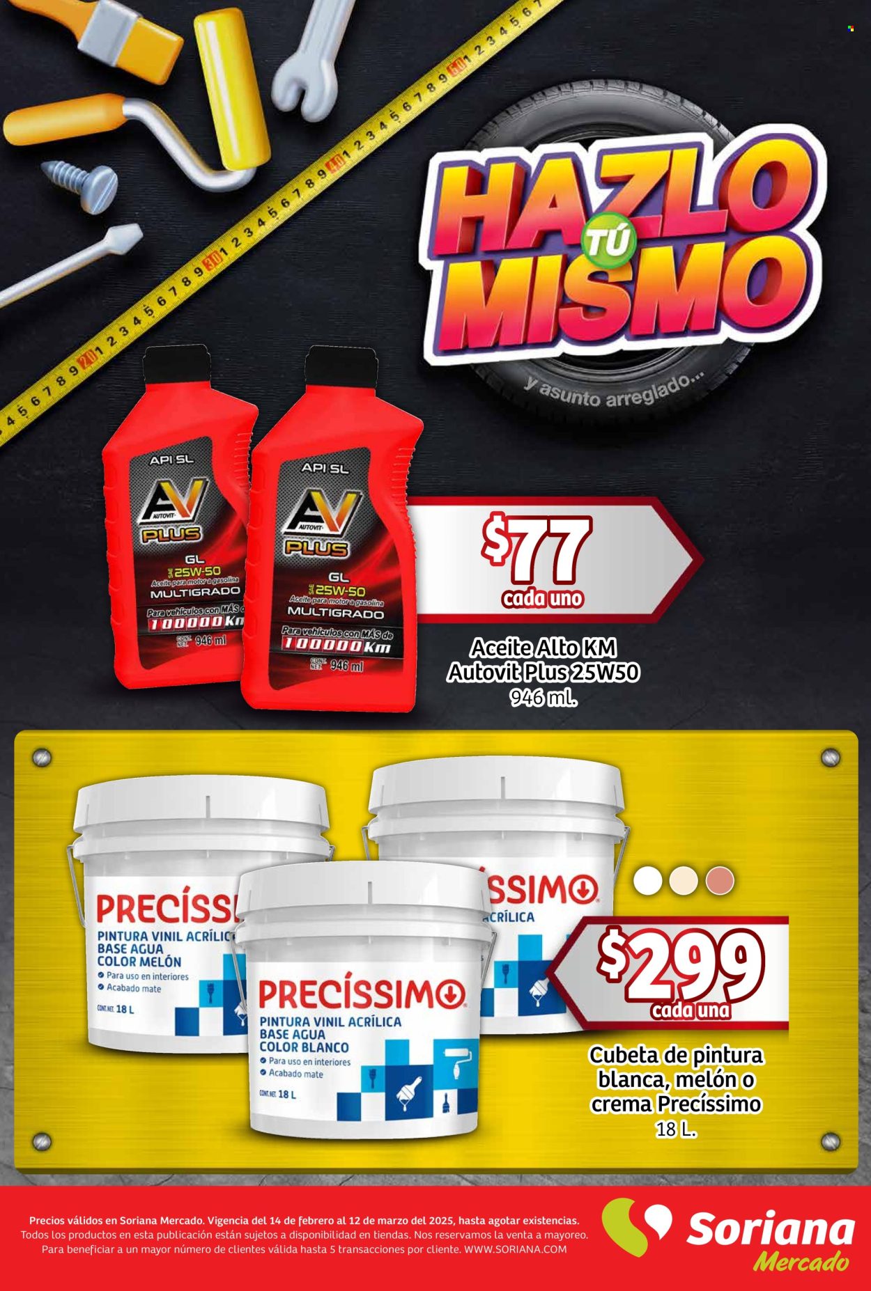 Catálogo Soriana Mercado - 14.2.2025 - 12.3.2025. Página 1