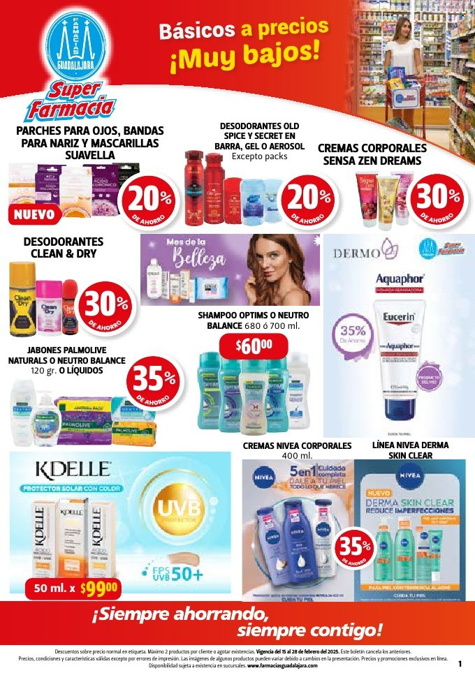 Catálogo Farmacias Guadalajara - 15.2.2025 - 28.2.2025. Página 1