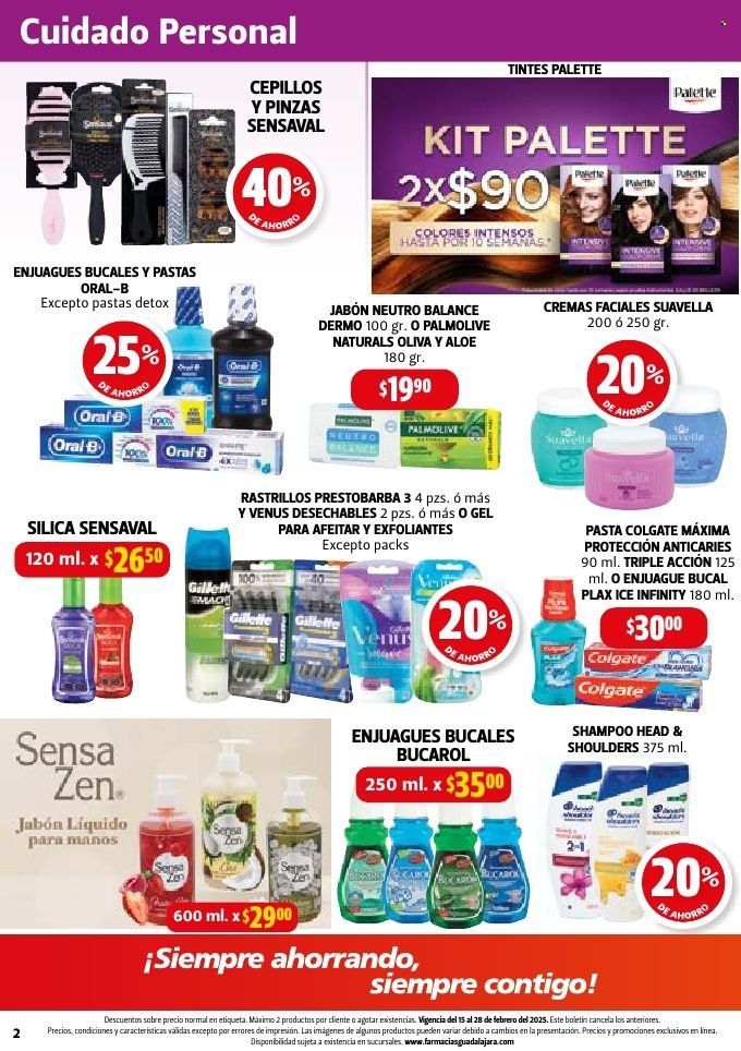 Catálogo Farmacias Guadalajara - 15.2.2025 - 28.2.2025. Página 2