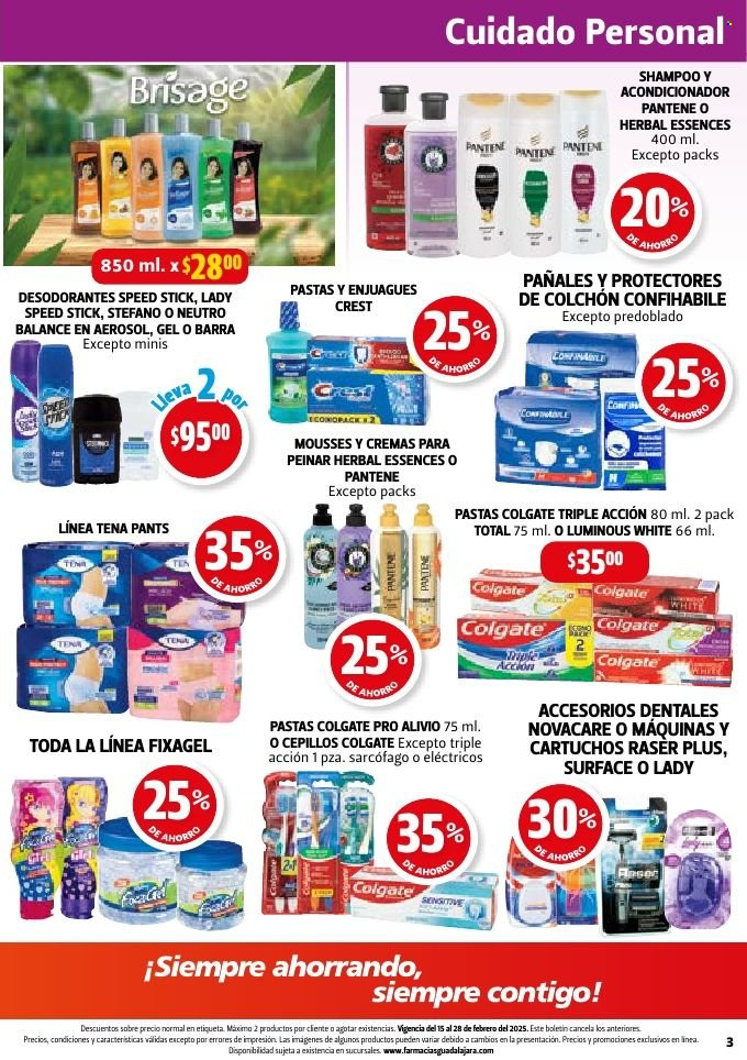 Catálogo Farmacias Guadalajara - 15.2.2025 - 28.2.2025. Página 3