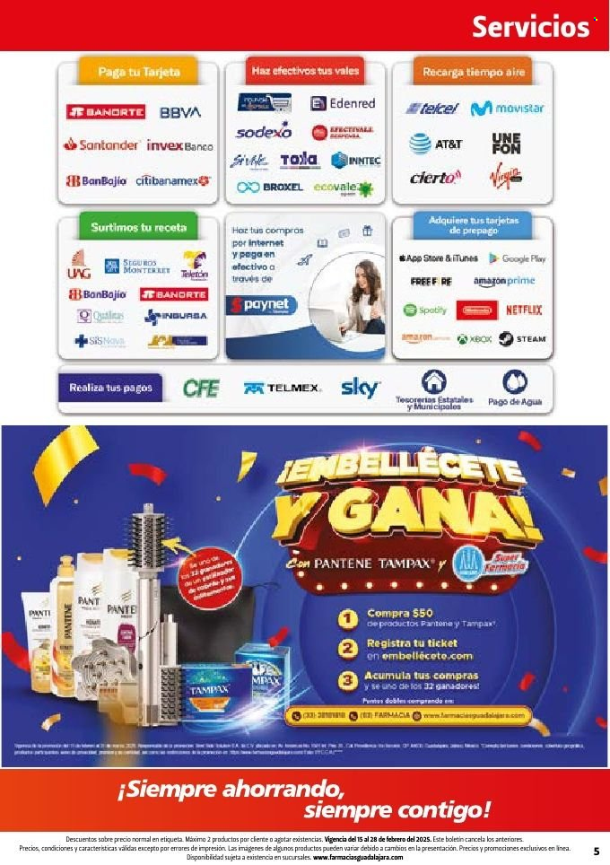 Catálogo Farmacias Guadalajara - 15.2.2025 - 28.2.2025. Página 5
