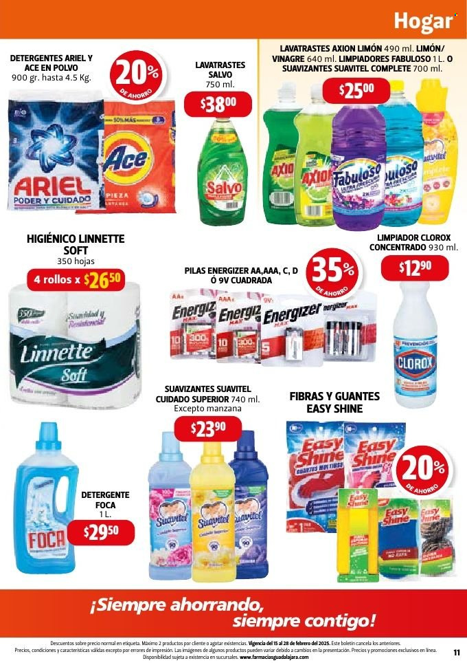 Catálogo Farmacias Guadalajara - 15.2.2025 - 28.2.2025. Página 11
