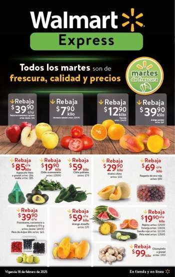 Folleto actual Walmart Express - 18.2.2025 - 18.2.2025.