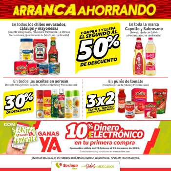 Folleto actual Soriana Híper - 21.2.2025 - 24.2.2025.