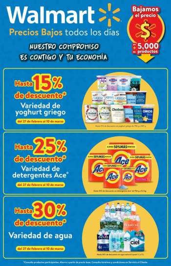 Folleto actual Walmart - 27.2.2025 - 19.3.2025.