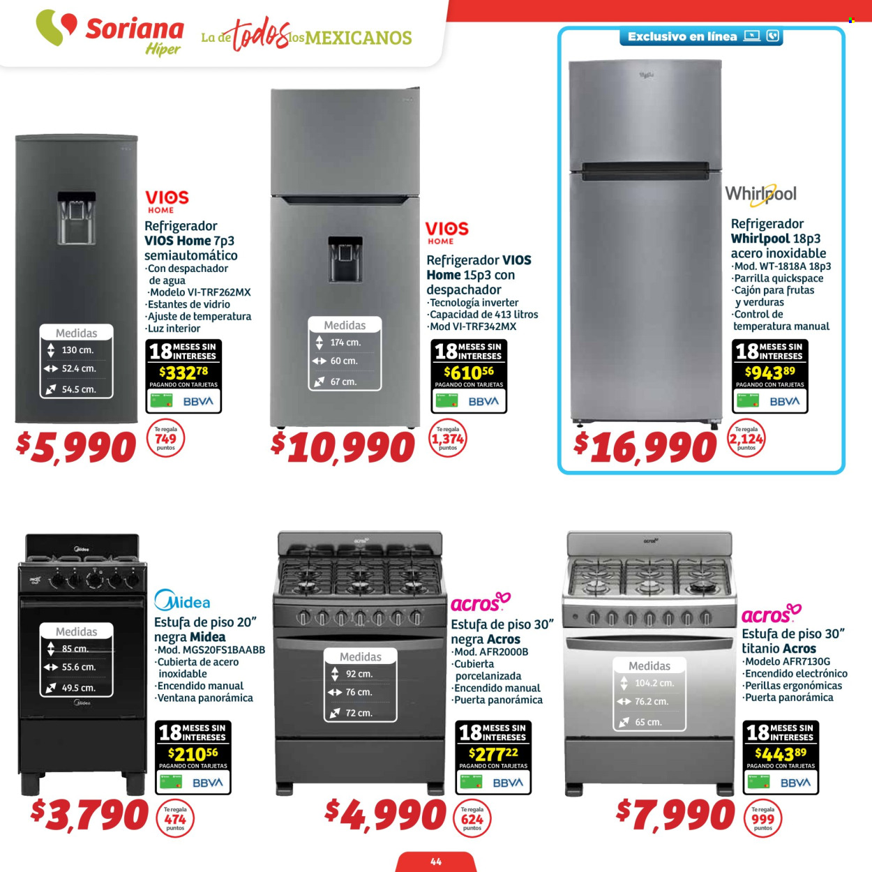 Catálogo Soriana Híper - 27.2.2025 - 12.3.2025. Página 44