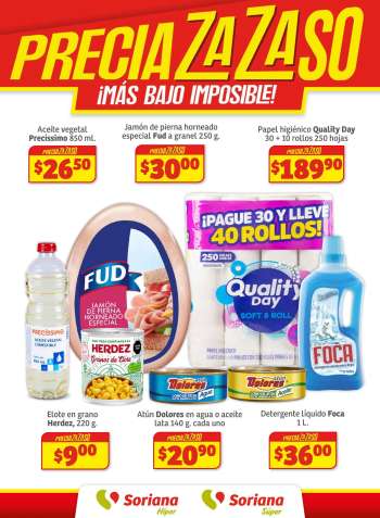 Folleto actual Soriana - 27.2.2025 - 12.3.2025.