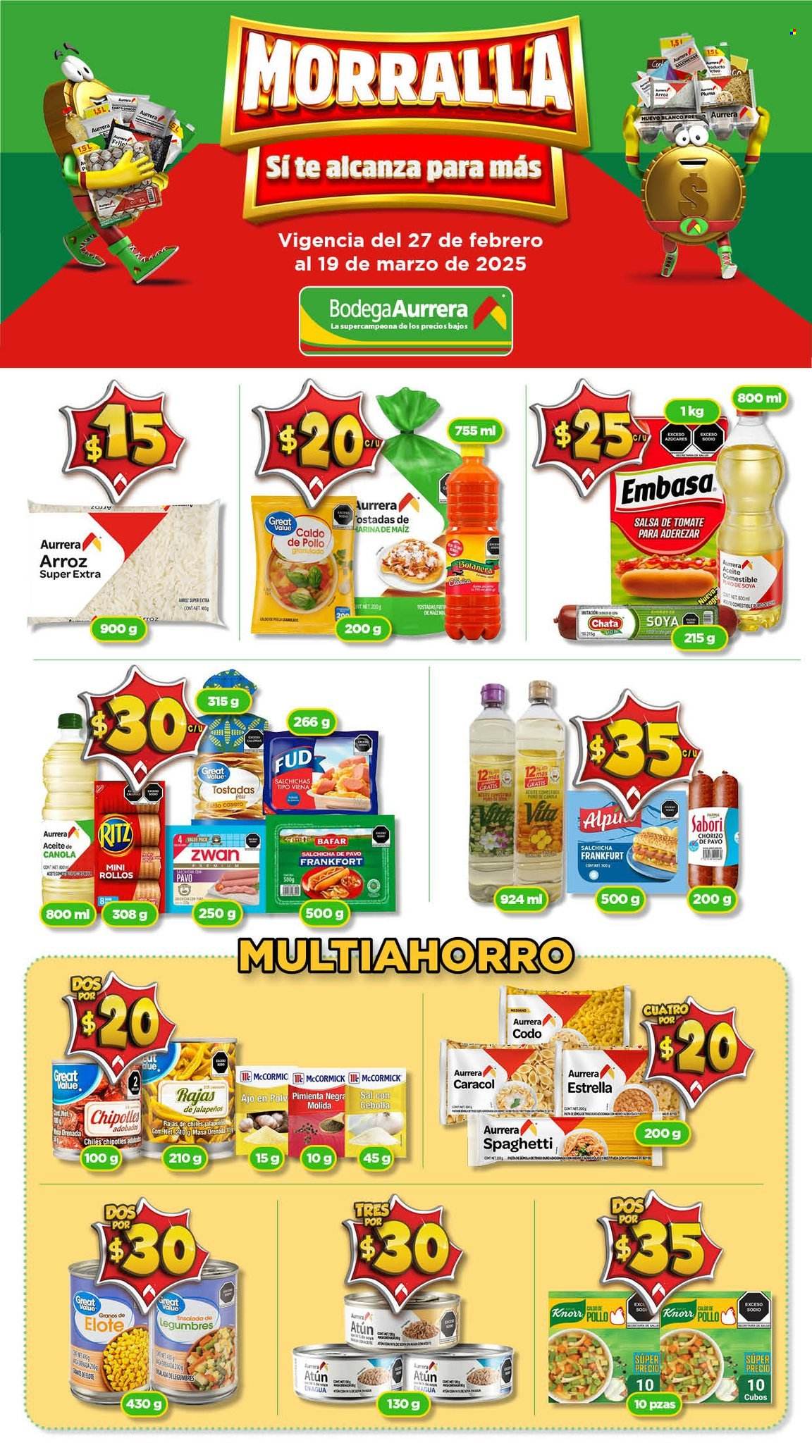 Catálogo Bodega Aurrerá - 27.2.2025 - 19.3.2025. Página 1