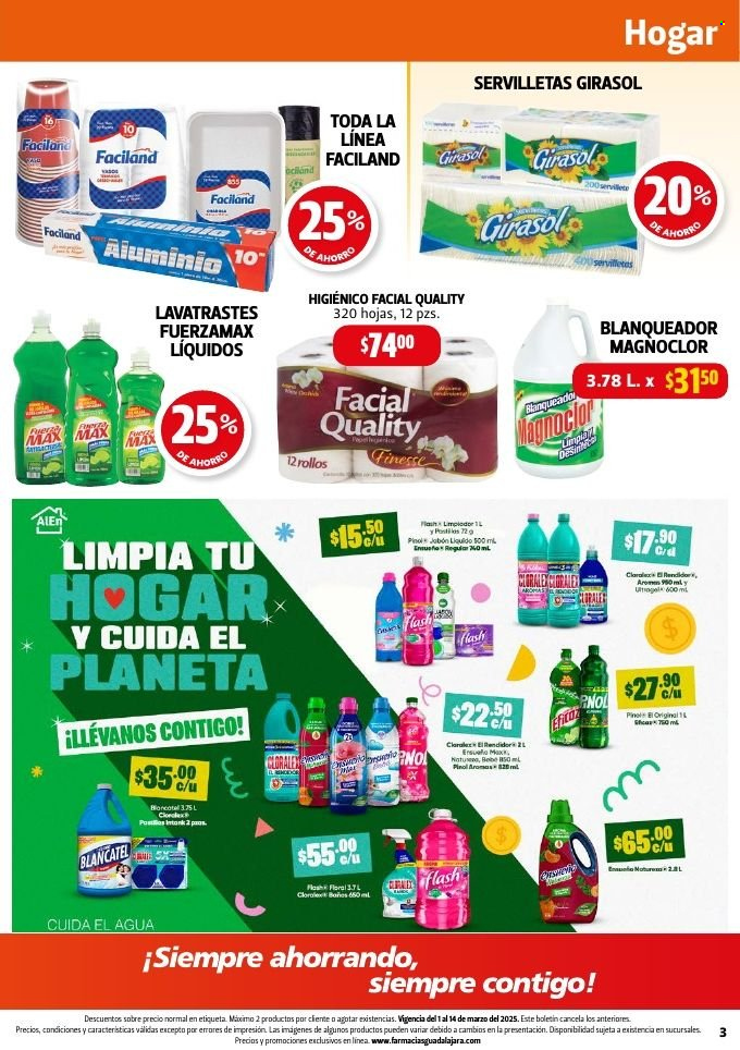Catálogo Farmacias Guadalajara - 1.3.2025 - 14.3.2025. Página 3