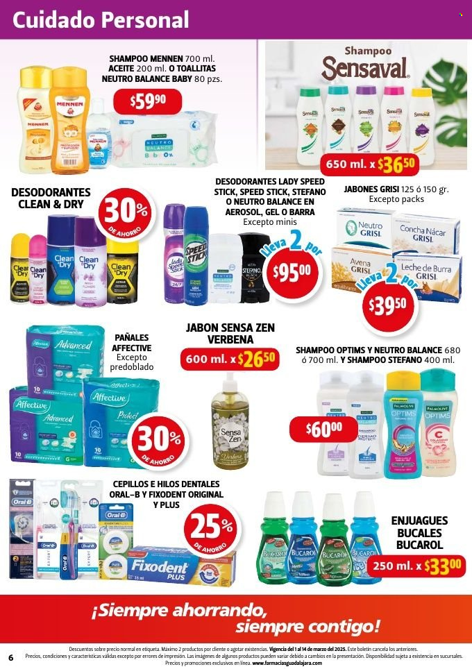 Catálogo Farmacias Guadalajara - 1.3.2025 - 14.3.2025. Página 6