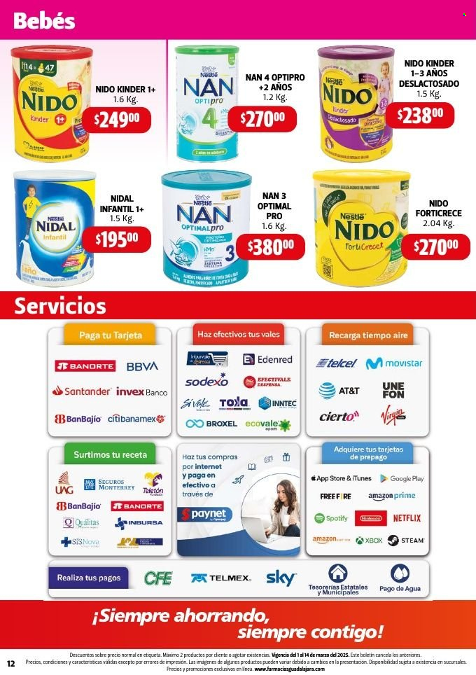Catálogo Farmacias Guadalajara - 1.3.2025 - 14.3.2025. Página 12