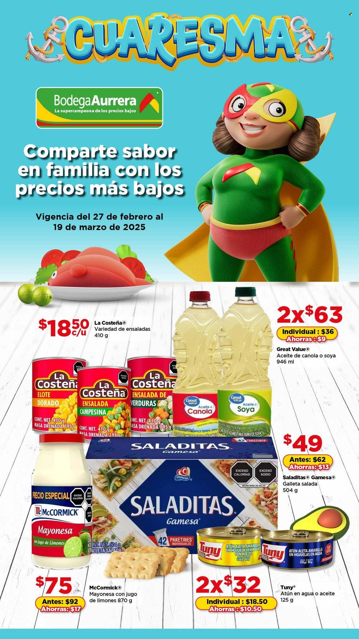 Catálogo Bodega Aurrerá - 27.2.2025 - 19.3.2025. Página 1