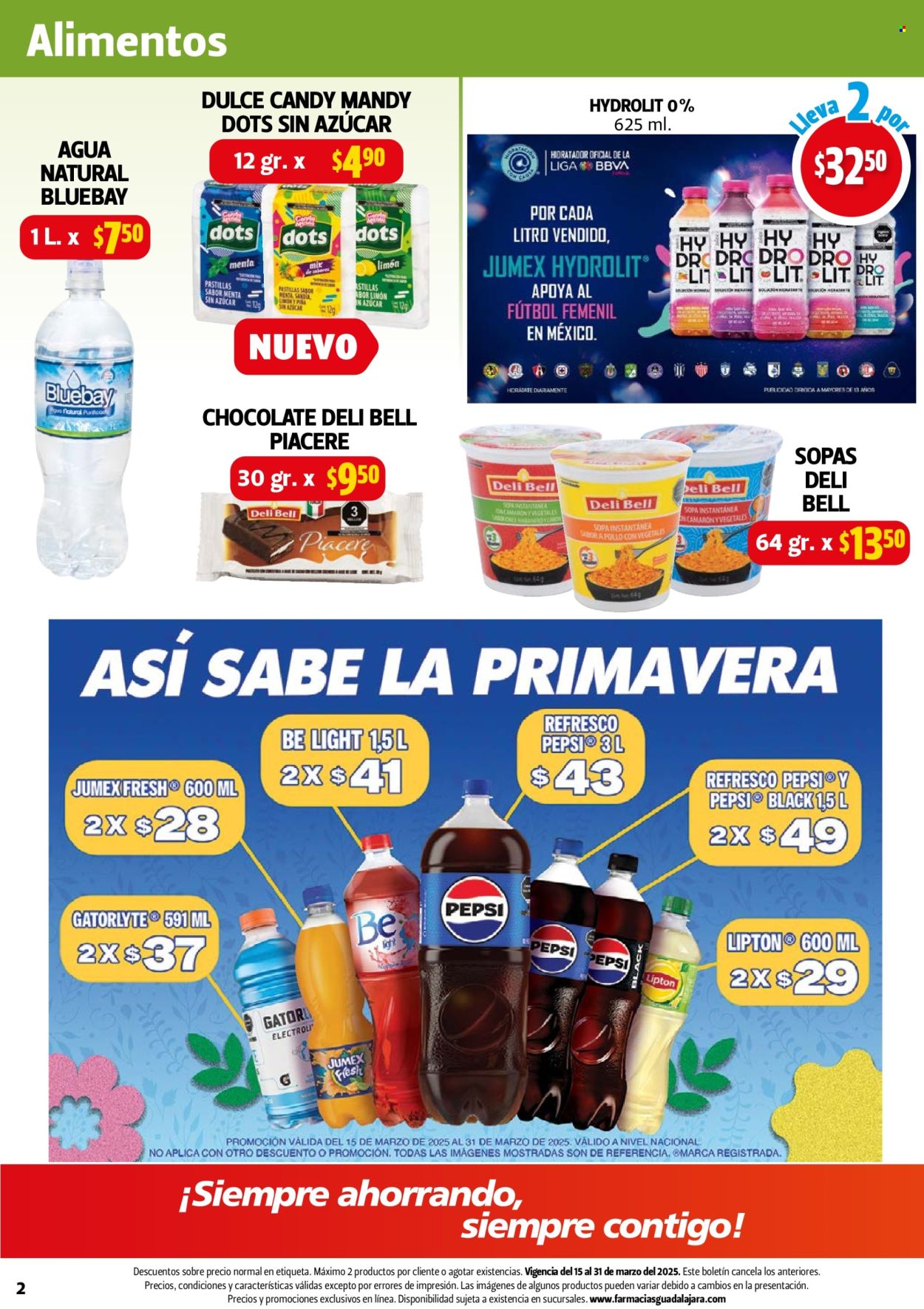 Catálogo Farmacias Guadalajara - 15.3.2025 - 31.3.2025. Página 2