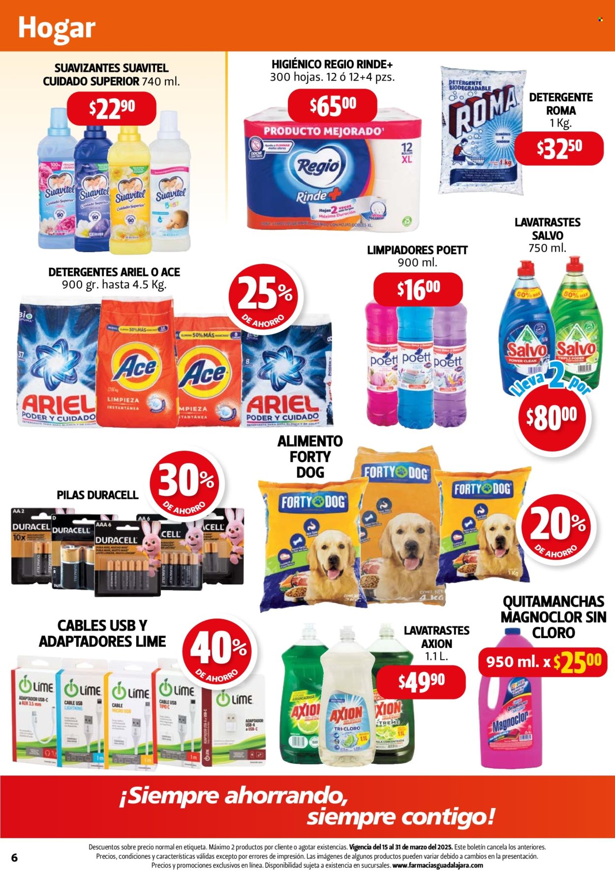 Catálogo Farmacias Guadalajara - 15.3.2025 - 31.3.2025. Página 6