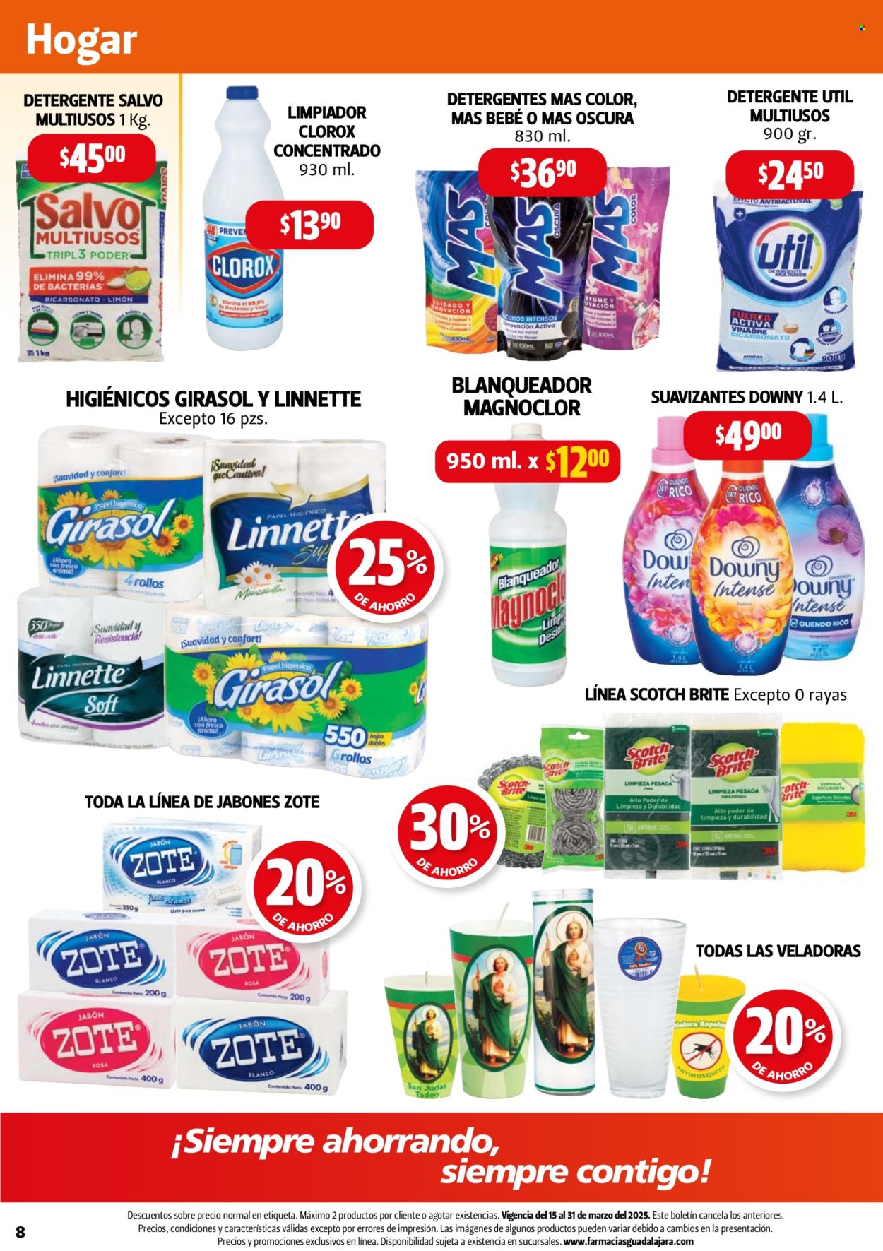 Catálogo Farmacias Guadalajara - 15.3.2025 - 31.3.2025. Página 8