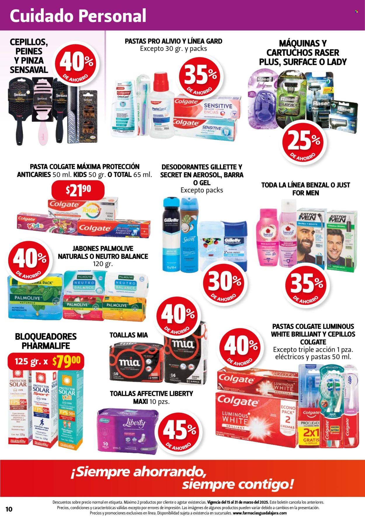 Catálogo Farmacias Guadalajara - 15.3.2025 - 31.3.2025. Página 10